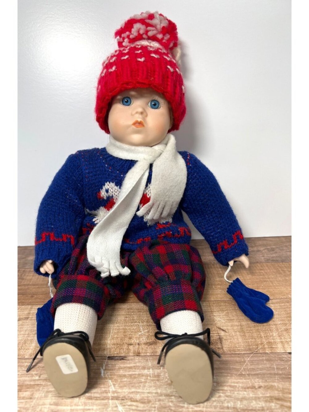 Vintage Scottish Boy Handcrafted 14" “Michael” Porcelain Doll Heritage Mint 1992